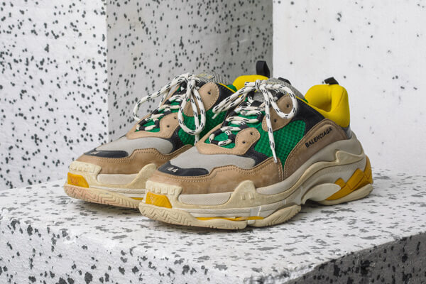 【バレンシアガ】2019AW バレンシアガスーパーコピー 入手困難 ☆ 激レア Triple S イエロー グリーン